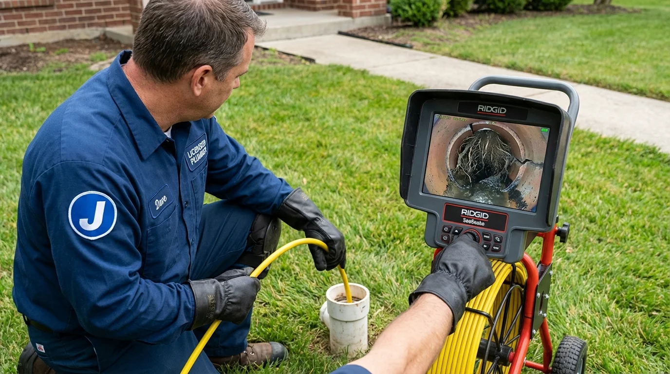 Sewer camera inspection being performed by Johns Plumbing LLC in Sour Lake